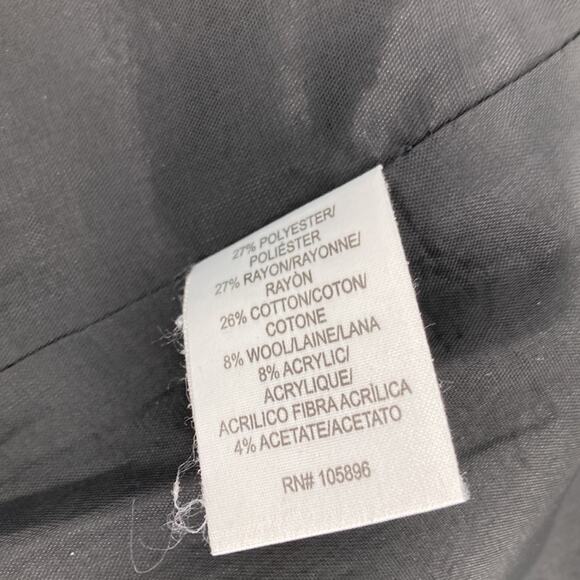 Worth Womens Black White Tweed Panel A-Line Skirt Size 8 - Picture 11 of 16